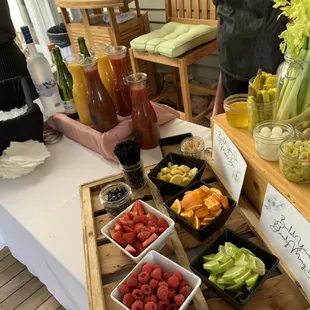 Bloody Mary bar