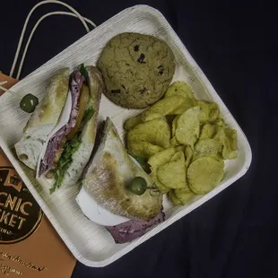 Pastrami and Provolone Sandwich (Boxless Lunches)