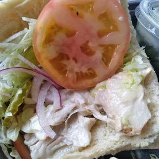 Rotisserie turkey large $15 little meat