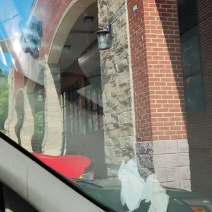 outside
