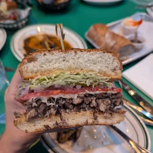 mushroom burger