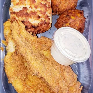 Crab & Corn Beignets