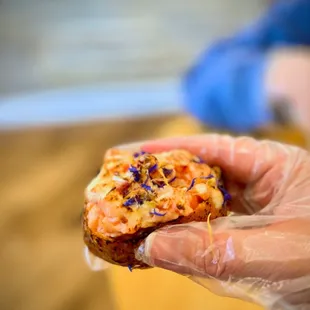 Grilled Salmon Inari