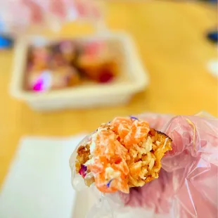 Grilled Salmon Inari
