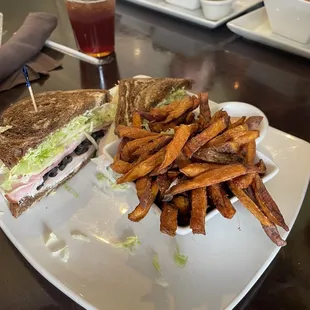The Backyard Hand Cut Sweet Potato Fries