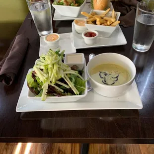 Vermont Salad and Roasted Poblano Soup