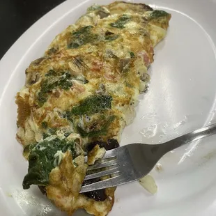 Mediterranean egg white omelet