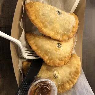 3 different empanadas!