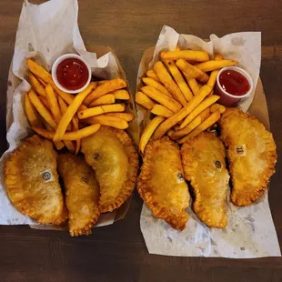 Empanada combo with fries