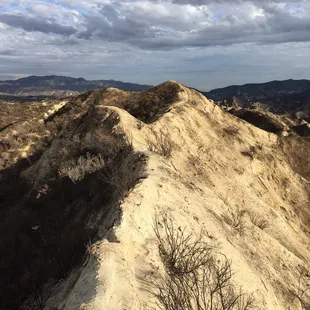 Trails along the ridge. Beautiful views up here but be careful.
