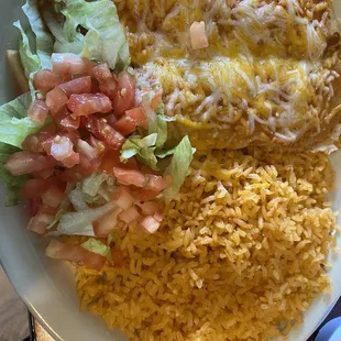 Cheese enchiladas