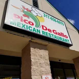 In a strip mall, so don't miss it.