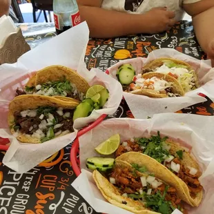 classic authentic Mexican tacos