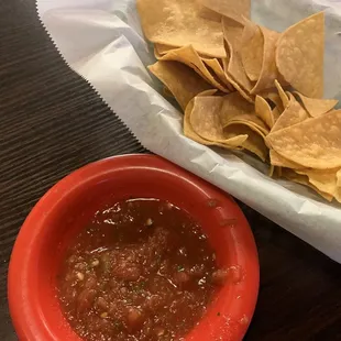I had forgotten how good the salsa is here! Yum.