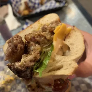 Chopped Cheese close up