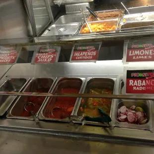 Salsa bar