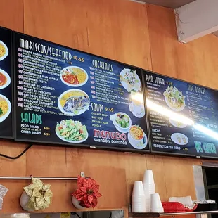 menu, bagels