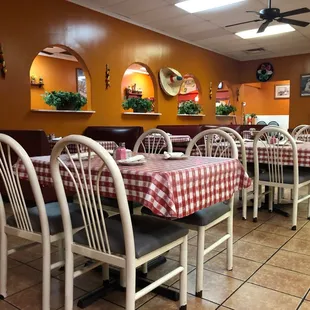 a man standing in the dining room