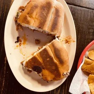 Pastor torta, sans lettuce.