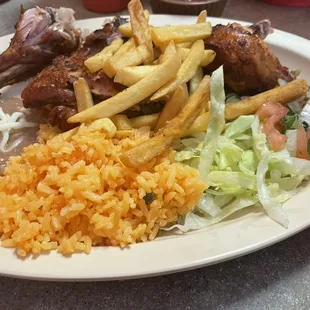 Pollo el Carbon. 1/2 Chicken Version.