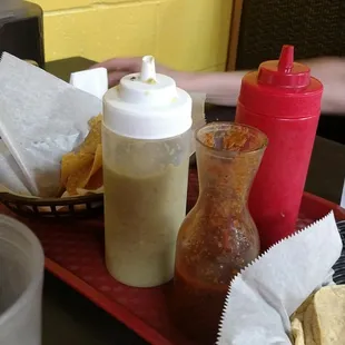 Three salsas!