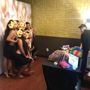 Candid shots while they strike a pose!