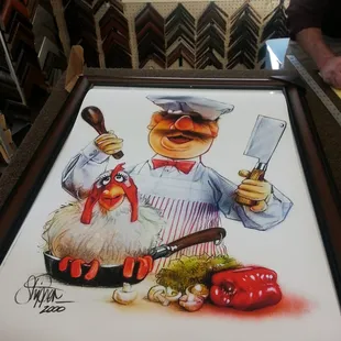 The art that we're having them work on.