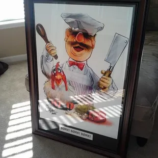 Swedish Chef completed!  Looks fantastic in my kitchen.