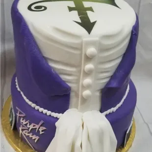 Prince inspired birthday cake