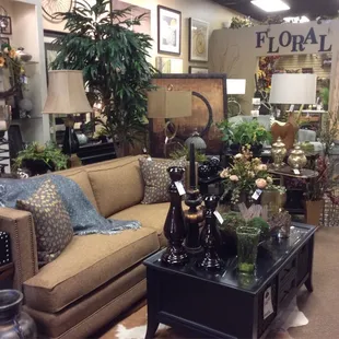 In the store room setting.