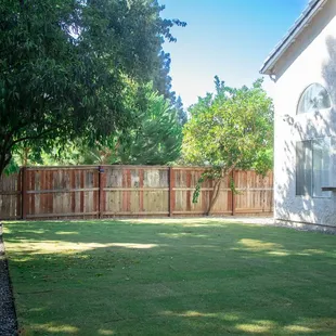 We installed new sod to complement this 25 year old metal edging and 3/4 Inch crushed gravel