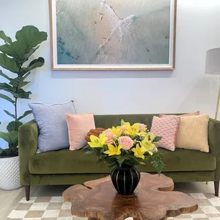 Framed canvas wall art, perfect for decorating your home and adding color to your space!