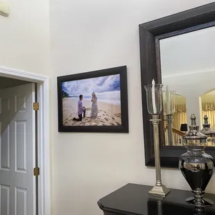 It marched perfectly with the established decor.