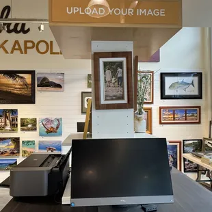 Photo printing station