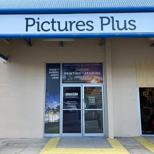 Pictures Plus storefront at Coral Commercial Center