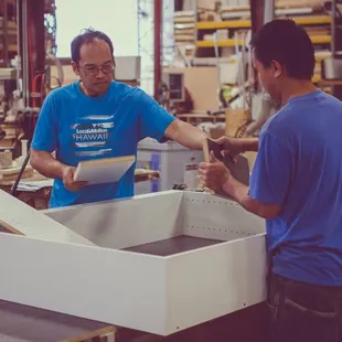 Cabinet box construction