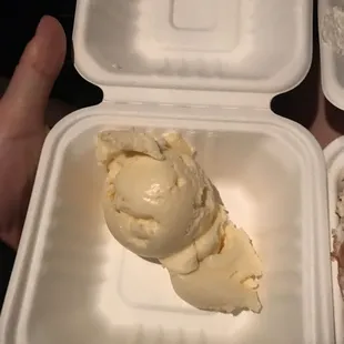 Ice cream on the side