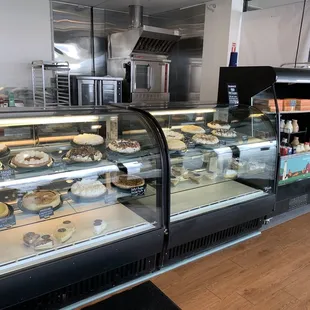 Cast array of fresh pies