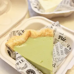 Pandan custard