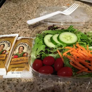 Fresh and delicious side salad