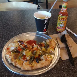 Athenian customized with added pineapple and pork sausage.