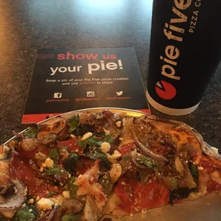 My 1/2eaten pizza!