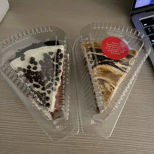 Red Velvet Pie (left) S&apos;mores (right)