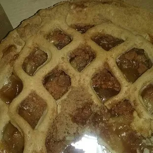 a pie in a box