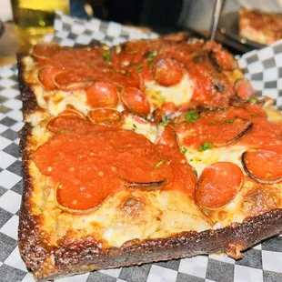 pizza, food