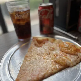 Slice of cheese pizza