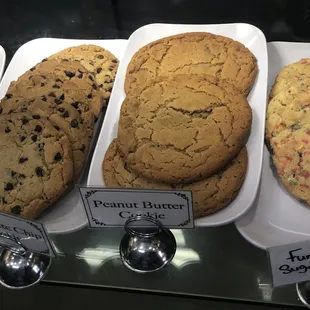 These cookies are super big and delicious