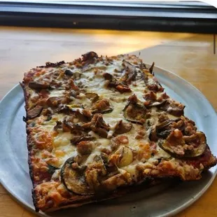 pizza, food