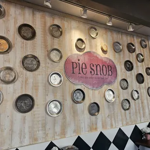 pies on the wall