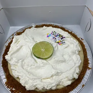 Key lime pie